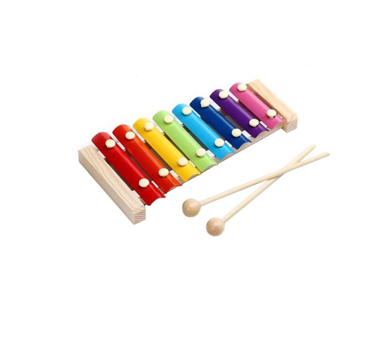 Elandy 2 Pairs 20cm/7.8'' Length Round Head Musical Instruments Wood Mallets Percussion Sticks Hammer for Energy Chime Xylophone Wood Block and Bells (Diameter 2cm/1'') - Image 4